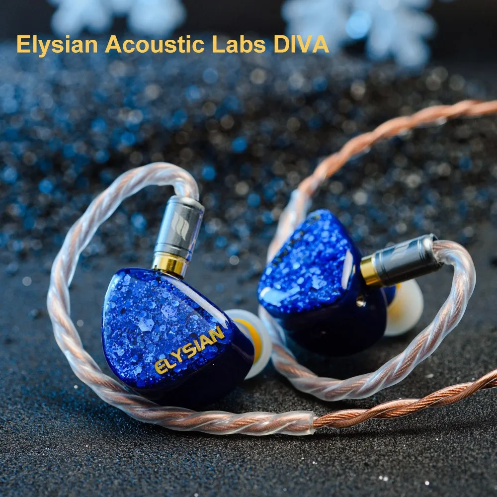 

Elysian акустическая лаборатория DIVA 2023 6 BA драйверы IEMs внутриканальные мониторы наушники с 3-сторонним вращением Переключатель настройки Series Ares S