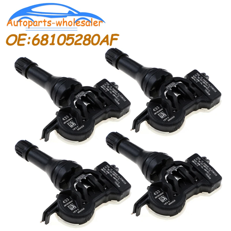 Автомобильный датчик давления в шинах TPMS 68105280AF 68313387AA 68313387AB 68252493AA для Jeep Renegade Dodge