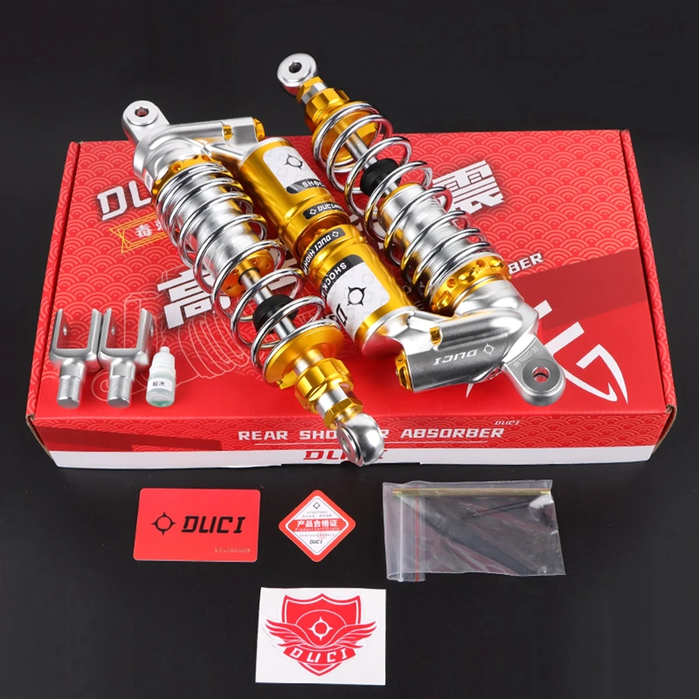 

Амортизатор для мотоцикла, 265 дюйма, 290 мм, задняя подвеска, амортизация гидравлического масла и газа, регулировка для Niu Ninebot, скутера, кроссового велосипеда, квадроцикла