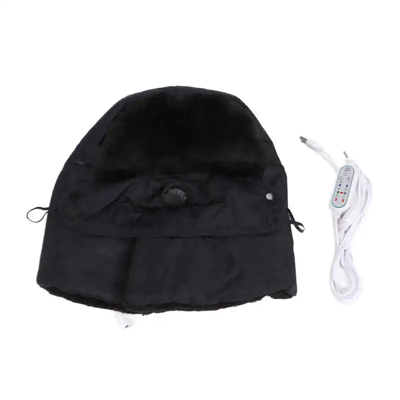 

Heated Hat Neckerchief Coldproof Washable Heated Russian Warm Hat Close Face for Women for Mountain Climbing