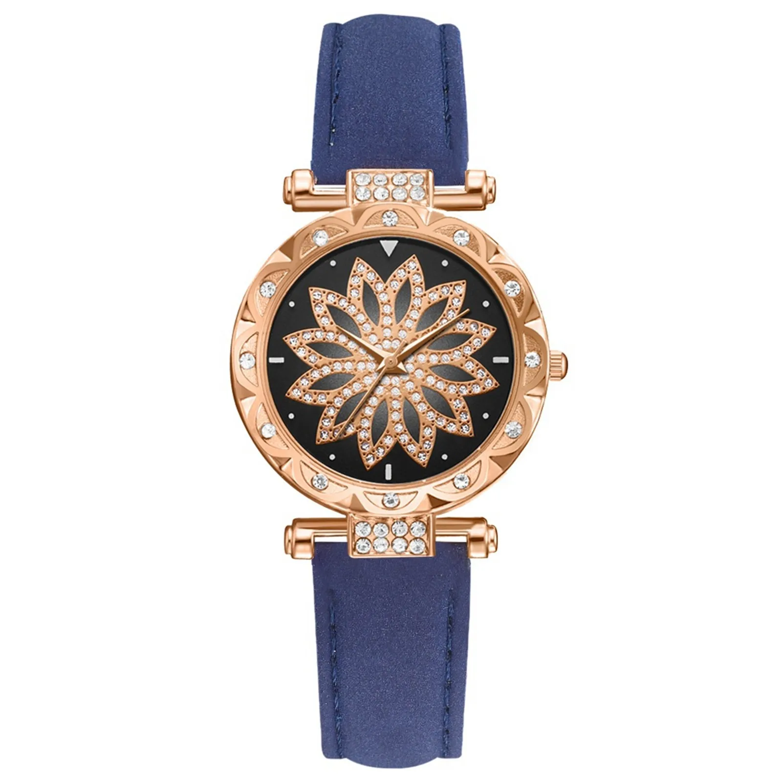 

Leaf Star SetGift Strap Watch Bracelet Quartz Ladies Dial Women's Watch Ladies Leather Watch Band Small Womens Watch