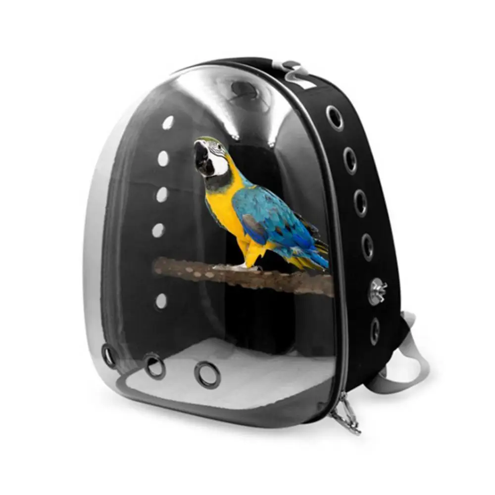 

Transparent Oxford Cloth Portable Hot Sales!!! Cover Hollow Case Parrot Bird Travel Backpack