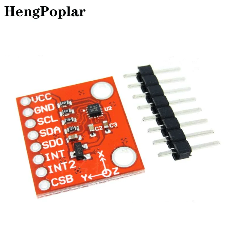 

BMA-220 BMA-222 BMA-250 BMA-280 6 Bit Three-axis Gravity Sensor Module Development Board 3 Axis Acceleration Support for IIC/SPI