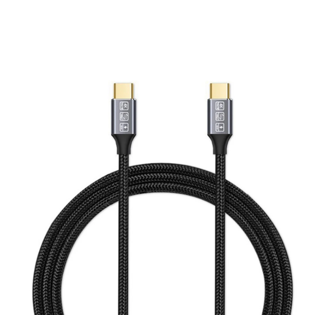 Высокоскоростной кабель передачи данных USB 3,1 к Type C 10 Гб 100 Вт для телефона аудио видео HD проекция Type-C 0,5 м