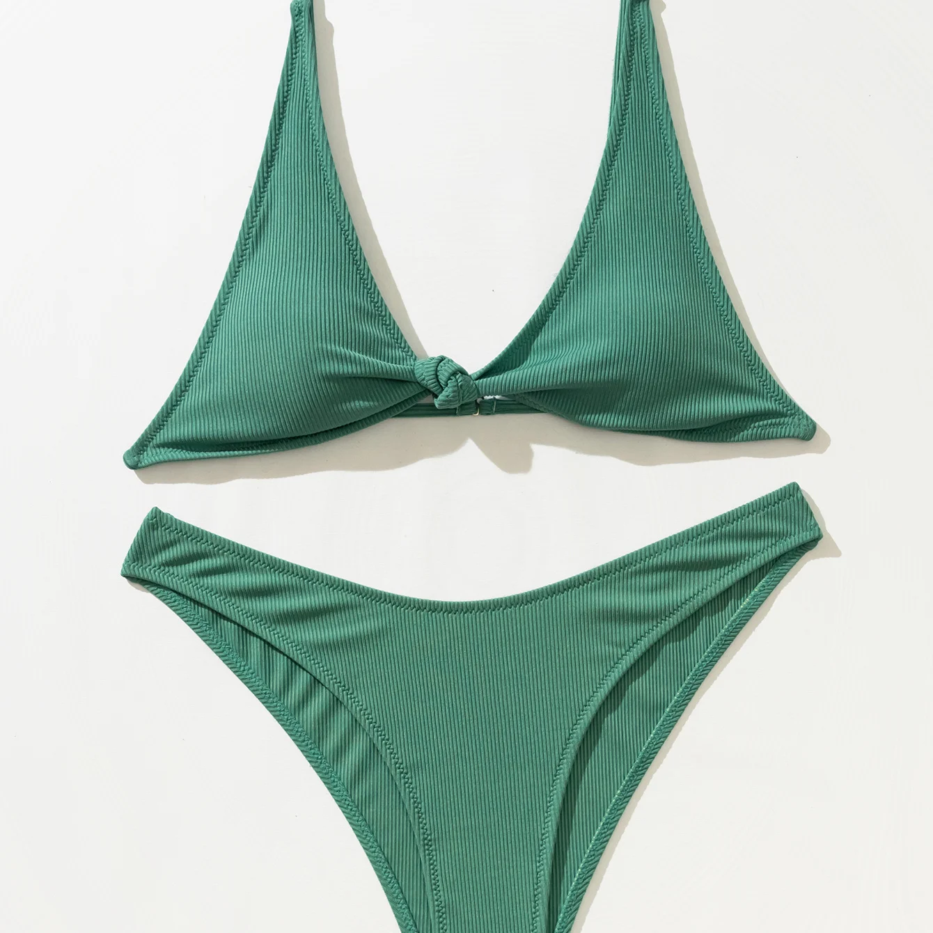 

2022 New Women's Swimsuit Light Green Sexy Women's Swimsuit Bikini Swimsuit Beach Essential Swimsuit