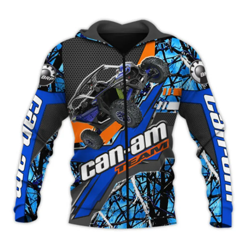 

Men's Hoodie Can-am BRP 3D Digital Print Oversized Hoodie Harajuku Men's Clothes Sweatshirt Zip Hoodie High Quality Streetwear