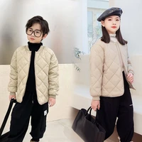 girls kids down coat jacket overcoat cotton 2022 boys warm plus thicken winter sports teenager childrens clothing