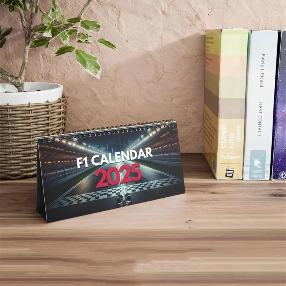 Настольный календарь F1 2025 опыт перегонов в стиле Motor Calendar для любителей и