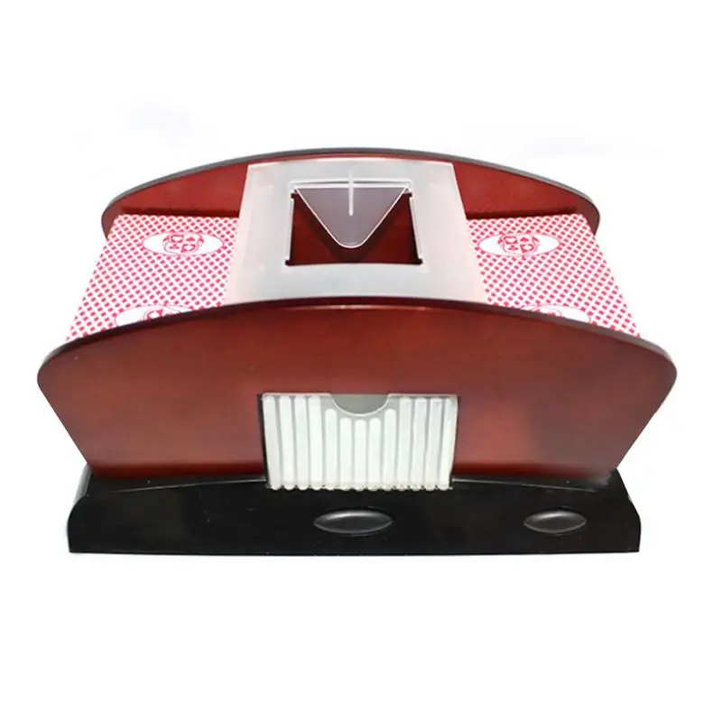 

High Quality Playing Card Automatic Plastic Card Shuffler 1 & 2 Deck Poker Sorter Mixer Machine For Party Entertainment
