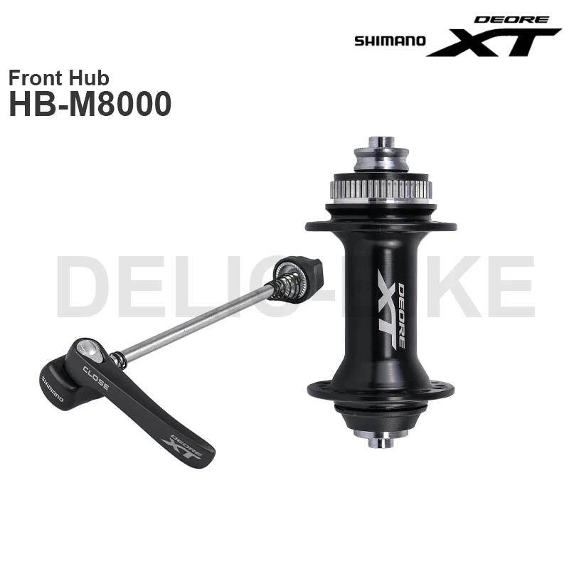 Pаспродажа Передняя Ступица SHIMANO DEORE XT M8000, Передняя Ступица 100 мм и задняя свободная ступица 135 мм с быстроразъемным 11 скоростями