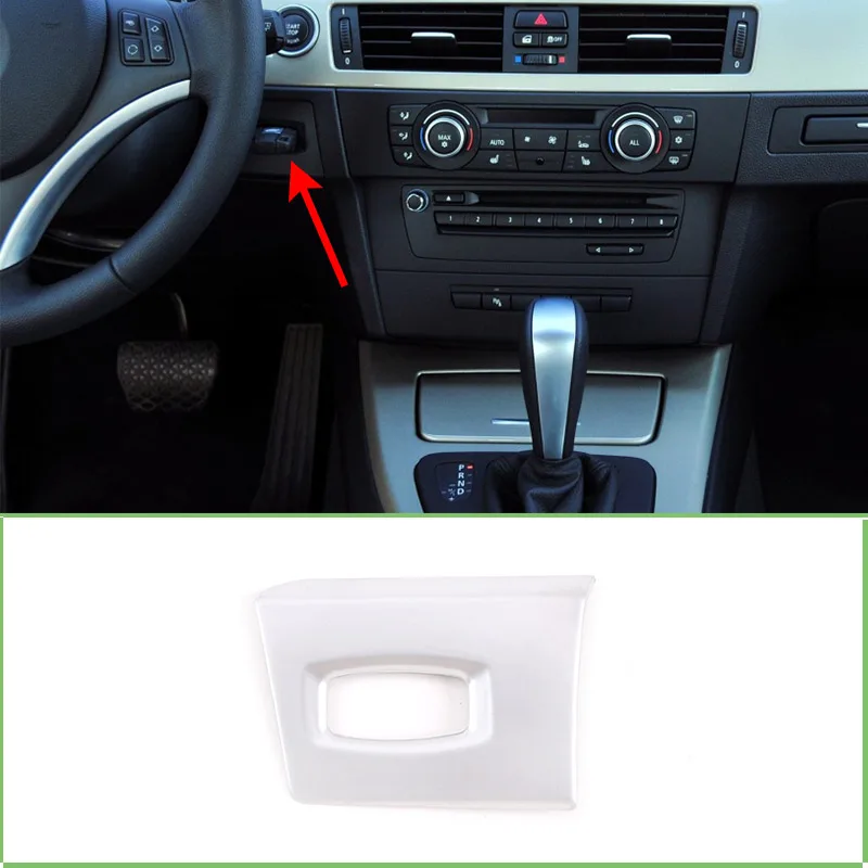 

For BMW 3 Series E90 E92 2005-2012 ABS Car Engine Start Keyhole Decorative Frame Car Interior Accessories