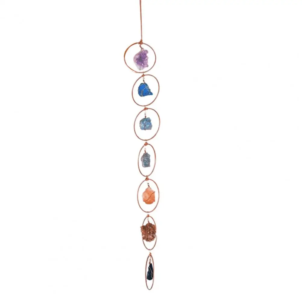 

Wall Decor Temperature Resistant Colorfast Durable Rough Crystal Stone Wall Pendant Hanging Ornament Easy Installation