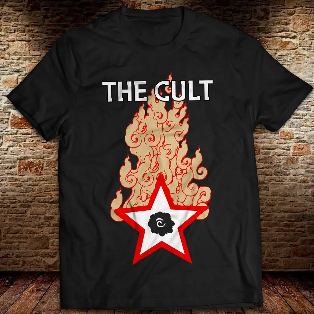 

Retro The Cult Music Without Fear T-Shirt Ian Astbury Unisex Rock Tee
