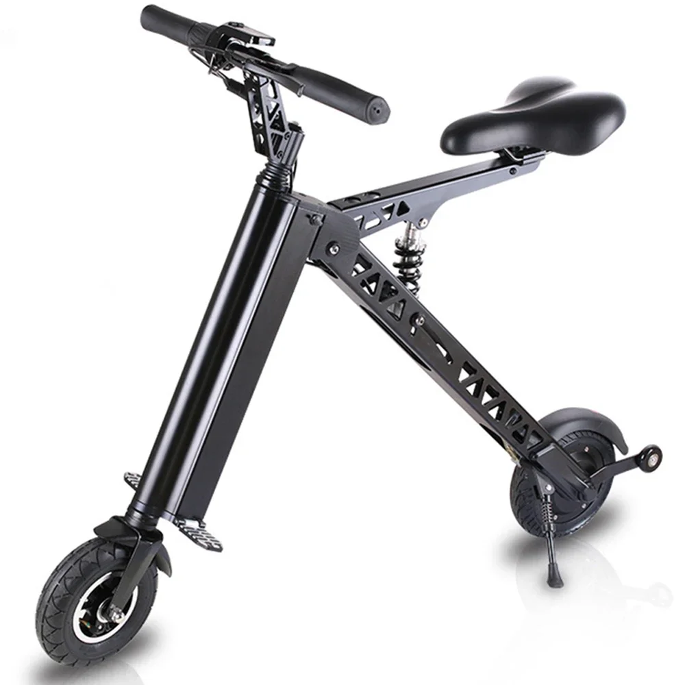 

Двухколесный электромобиль складной с ручкой, литиевая батарея, интеллектуальный мини-унисекс, Удобная дорожная подушка