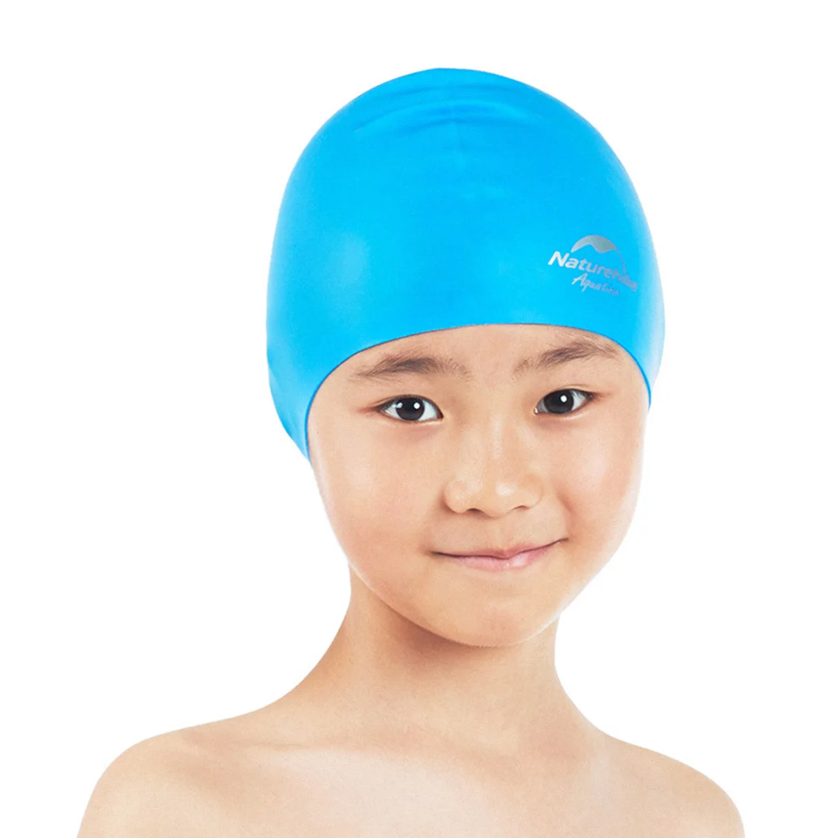 

Силиконовая шапочка для купания универсальная Водонепроницаемая детская шапка для плавания с длинными волосами