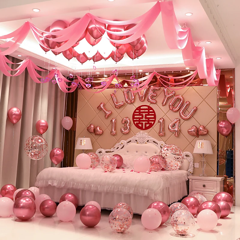 

Suit man decoration balloon room bedroom new house wedding romantic supplies