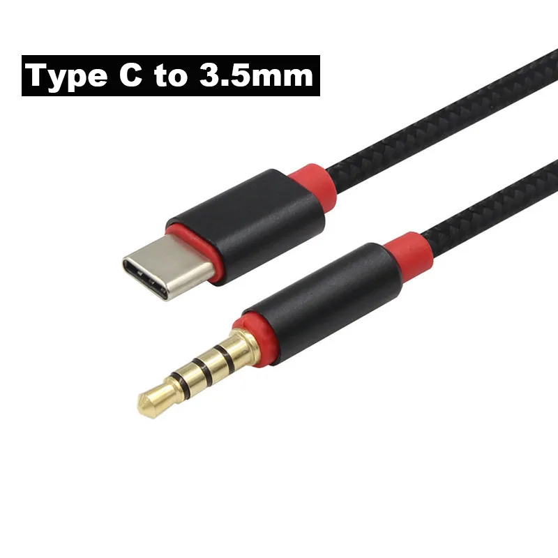 

Аудиокабель-адаптер с разъемами USB Type-C и 3,5 мм, 1 м
