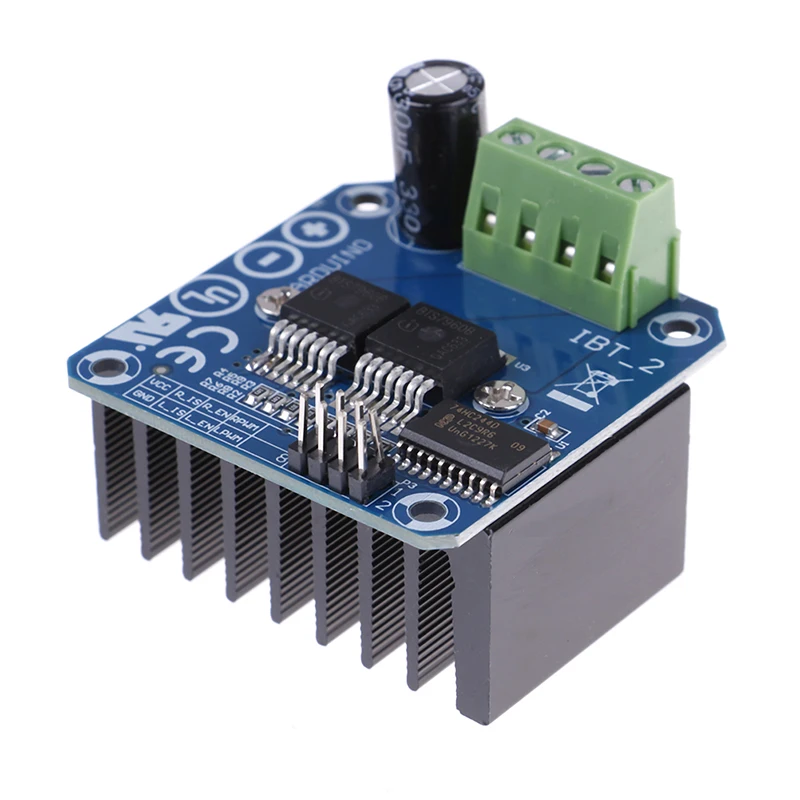 Драйвер шагового двигателя BTS7960B DC 43A драйвер H-Bridge PWM для Arduino Smart Car