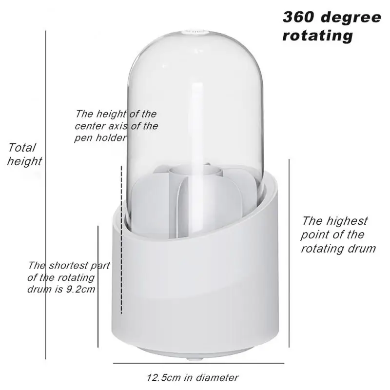 

Multifunction Rotating Pen Holder Desktop Storage Makeup Brush Bucket Lipstick Eyebrow Pencil Eyeliner Storage Container