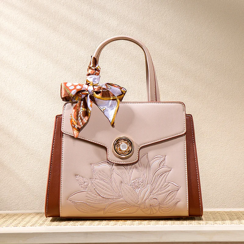 Гуанчжоу высококачественная женская сумка большой вместимости с вышивкой