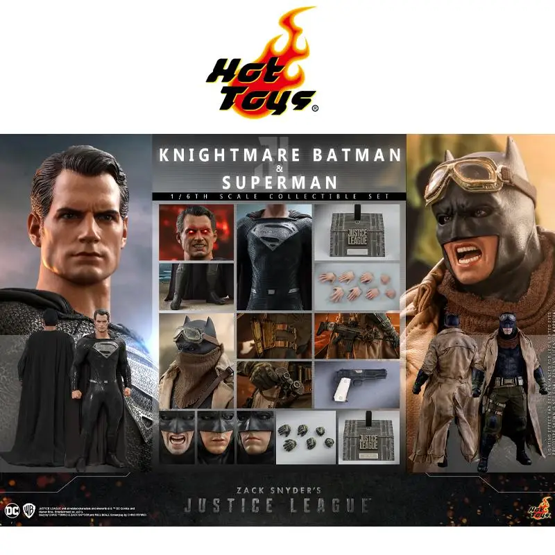 

Original Hottoys Knightmare Batman Superman Zack Snyder's Justice League TMS038 1/6 Anime Action Figures Collection Model Toys