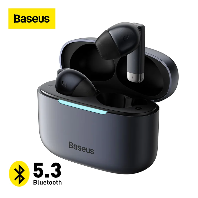 TWS-наушники Baseus E9 с поддержкой Bluetooth 5 3 и беспроводной зарядкой | Электроника