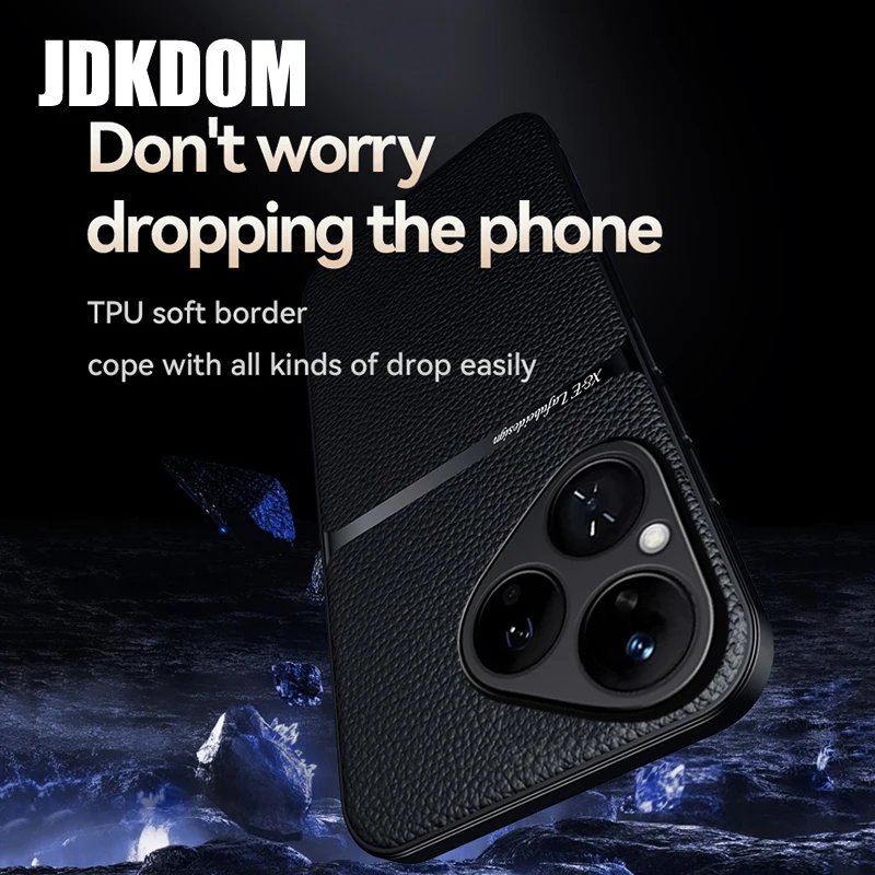 Фото Кожаный чехол для телефона JDKDOM для Honor 400 Smart Lite 500 Pro, чехол для Honor Magic 8 Pro №3