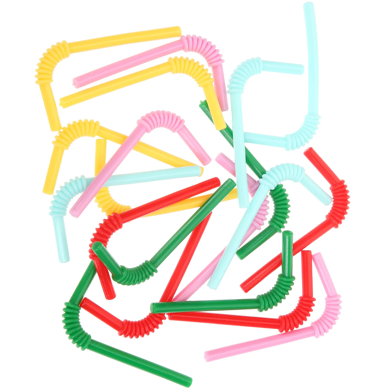 

20Pcs Miniature Straw Ornament Miniature Artificial Straw Miniature Decor Drinking Straw Fake Drinking Straw