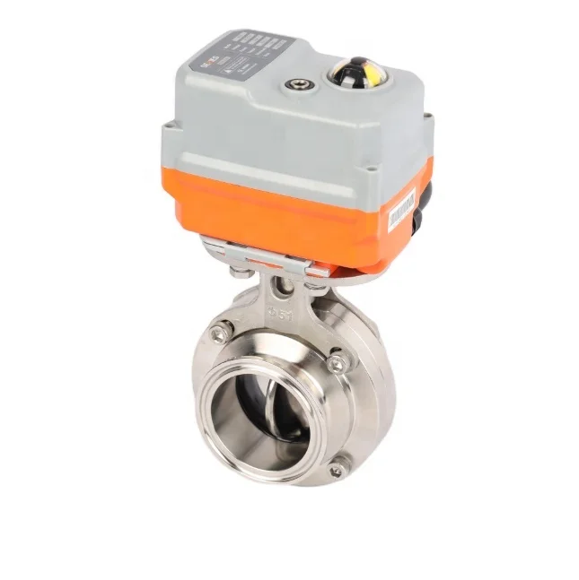 

4 inch electrical water valve electric Sanitary valves 240v Actuators Water Valve