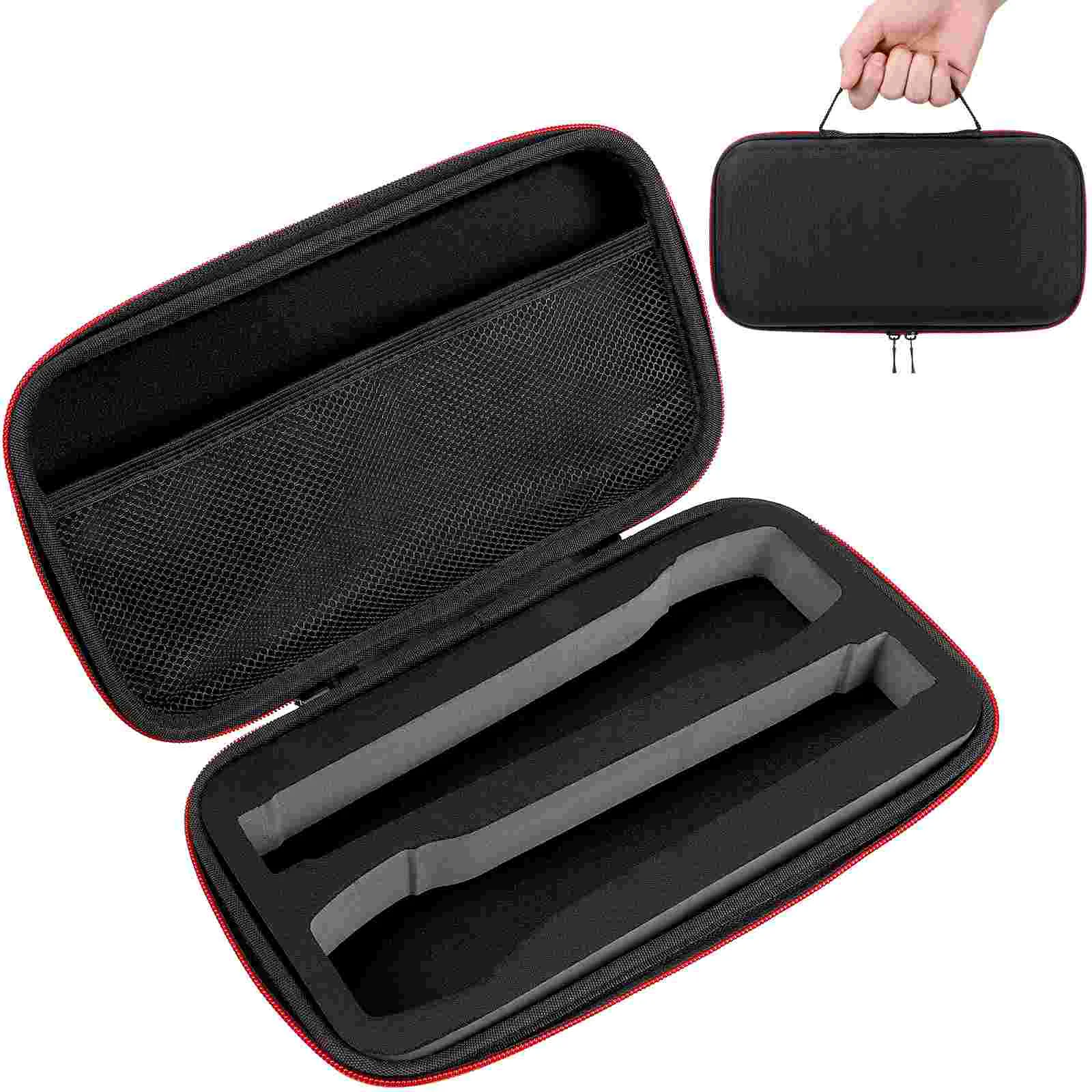 

Microphone Case Mic Storage Wireless Hard Carrying Pouch Dual Handheld Two Cases Filter Accessories Cable Dj Organizer