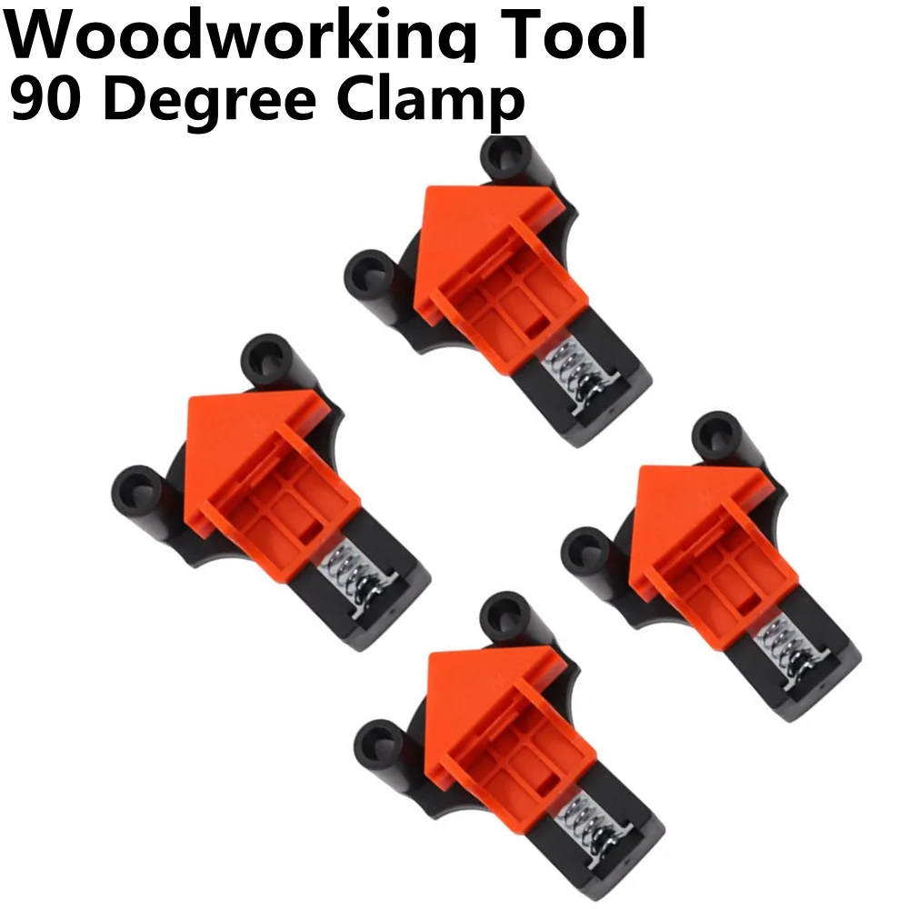 

4PCS 90 Degree Right Angle Clamp Corner Mate Woodworking Hand DIY Fixture Clips Picture Frame Corner Clip Positioning Tools