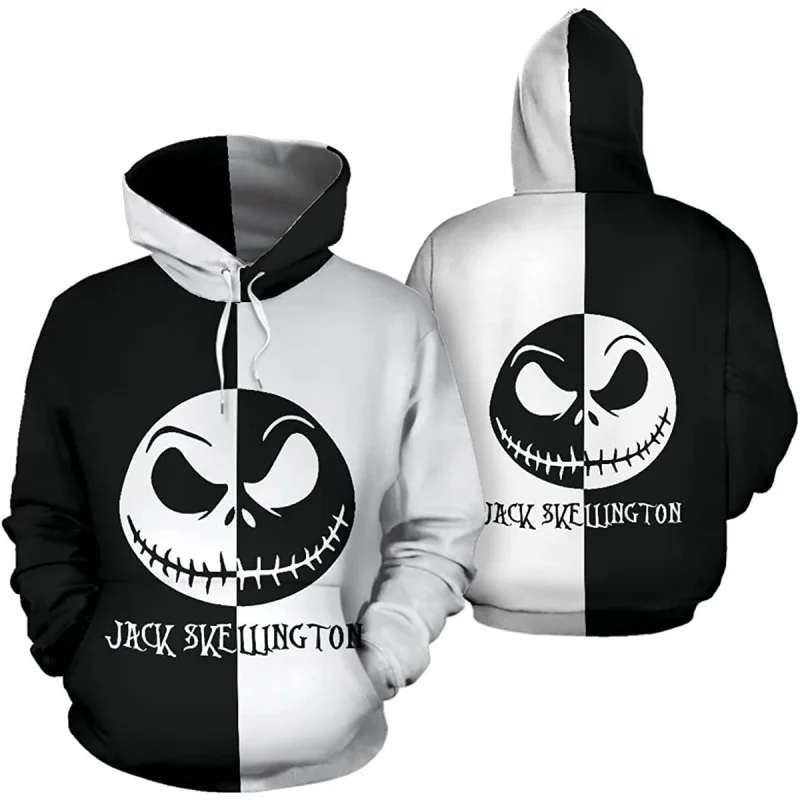 

Unisex Christmas Hoodie Fashion 3D Print Pullover Halloween Novelty Sweatshirt For Men and Women