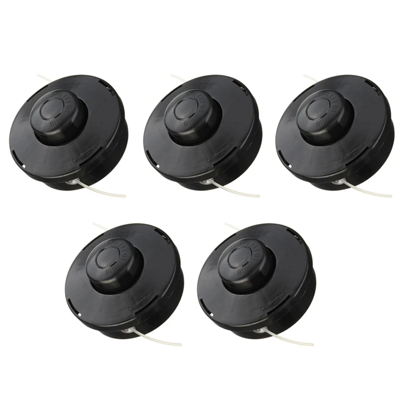 

5X Replacement Petrol Trimmer Head Strimmer Bump Feed Line Spool Brush Cutter Grass
