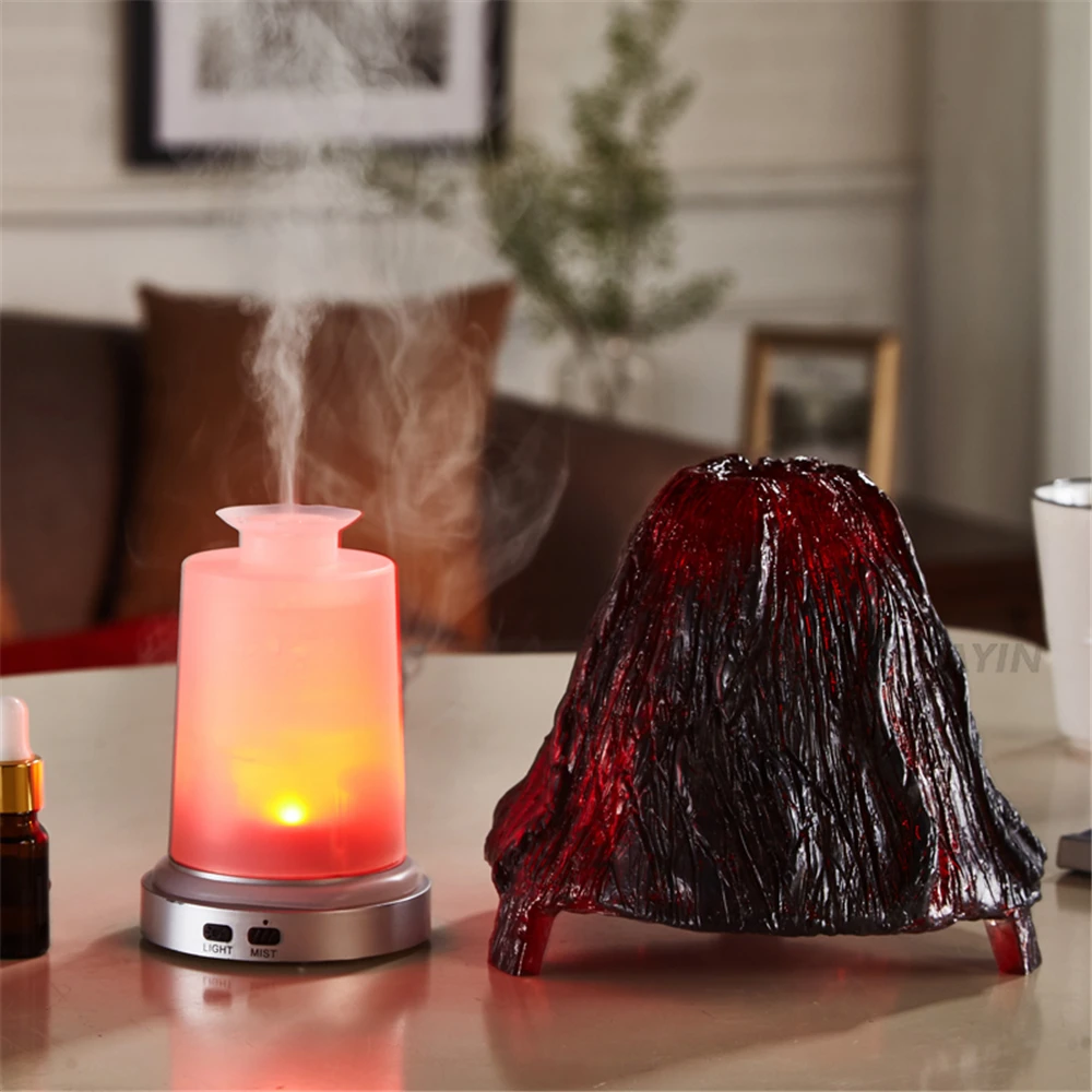 Volcano Air Essential Oil Humidifiers Ultrasonic Air Humidifier for Home USB Aromatherapy Diffuser Capacity Portable Humidifier