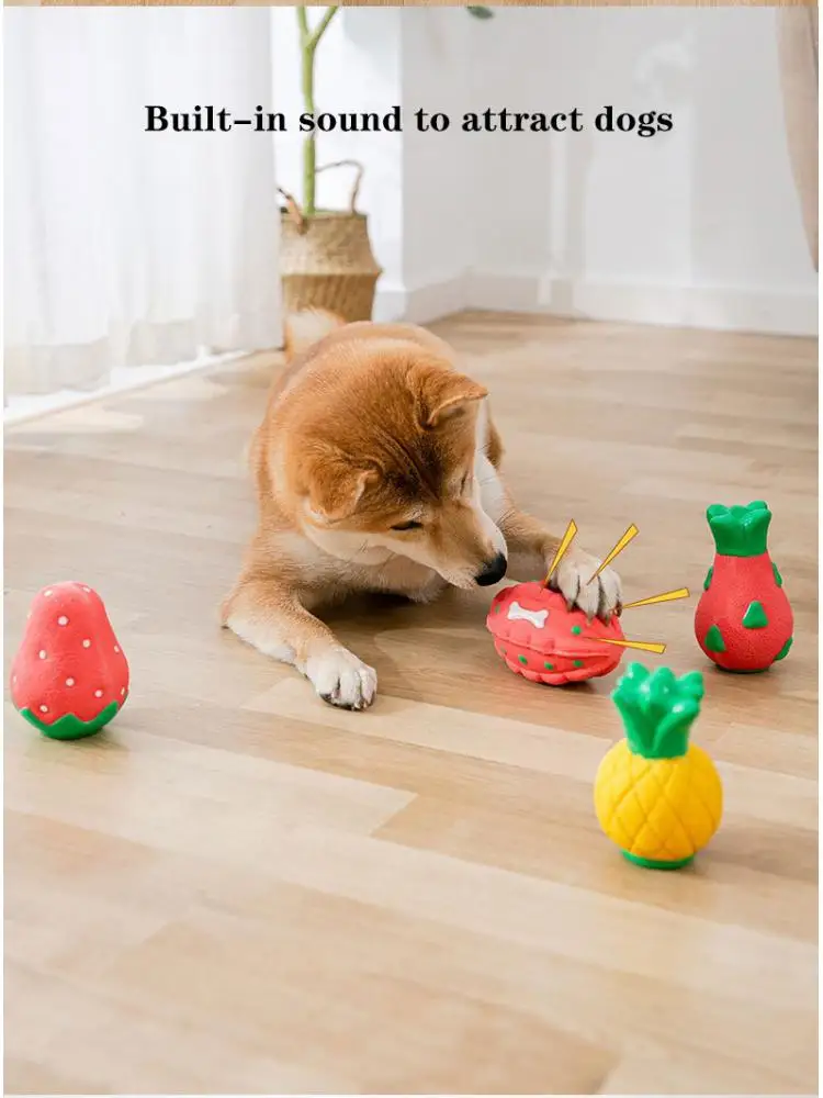 

Dog Toys Relieve Boredom, Bite-resistant, Teeth-grinding, Fun, Sound, Environmentally Friendly Material