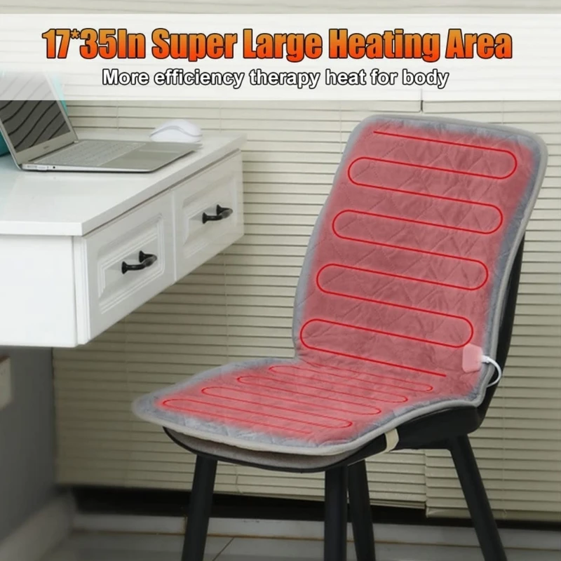 

USB Heated Cushion 3 Levels Heating Sitting Pad Cushion Supplies for Outdoor Traveling Camping Portable Accessory Dropshipping