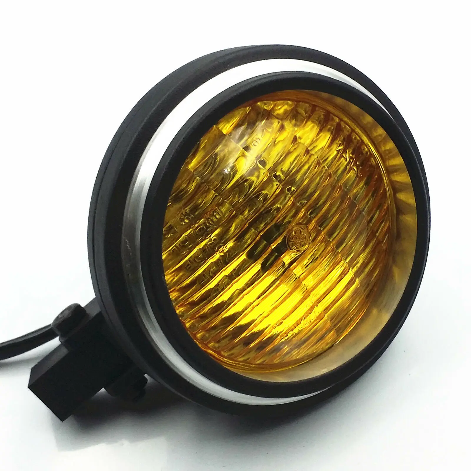 

Motorcycle Head Light Headlight Lamp Bobber Chopper For Cafe Racer Rat Bike CB