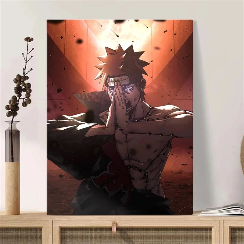 

Anime Naruto Poster Nagato Yahiko Canvas Painting Mural Wall Art Picture Living Room Bedroom Home Decoration Cuadros