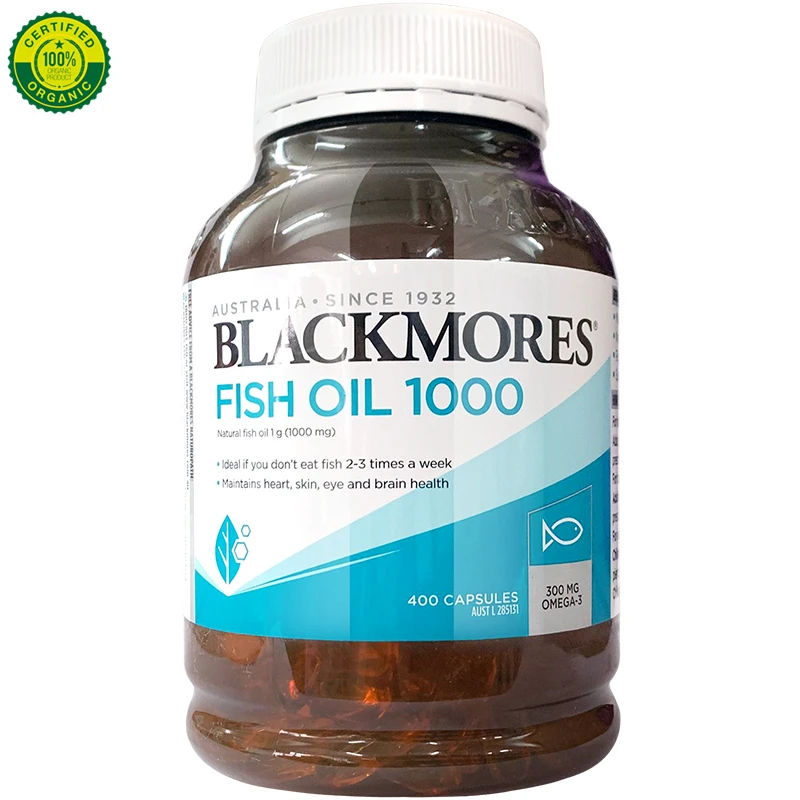 

BLACKMORES LTD Deep-sea Fish Oil 1000mg Soft Capsules Australian Original Flavor Children Middle-aged and Elderly