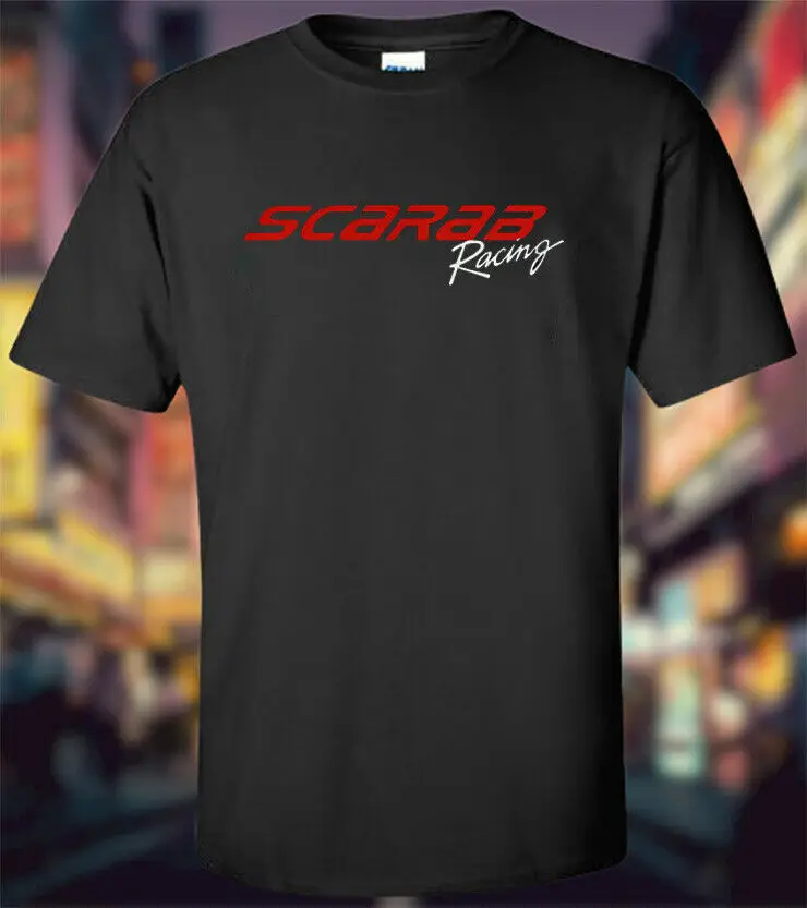 

New Scarab Racing Boat Logo Men's T Shirt S-3XL Tee