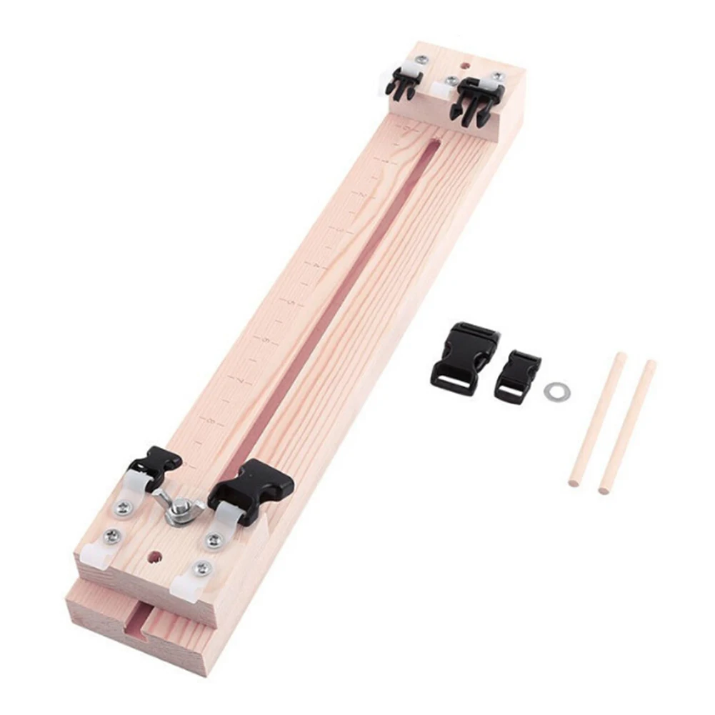 

DIY Umbrella Rope Bracelet Weaver Manual Wooden Wristband Bracelets Maker Braider Knitting Tool Umbrella Rope Knitting Platform
