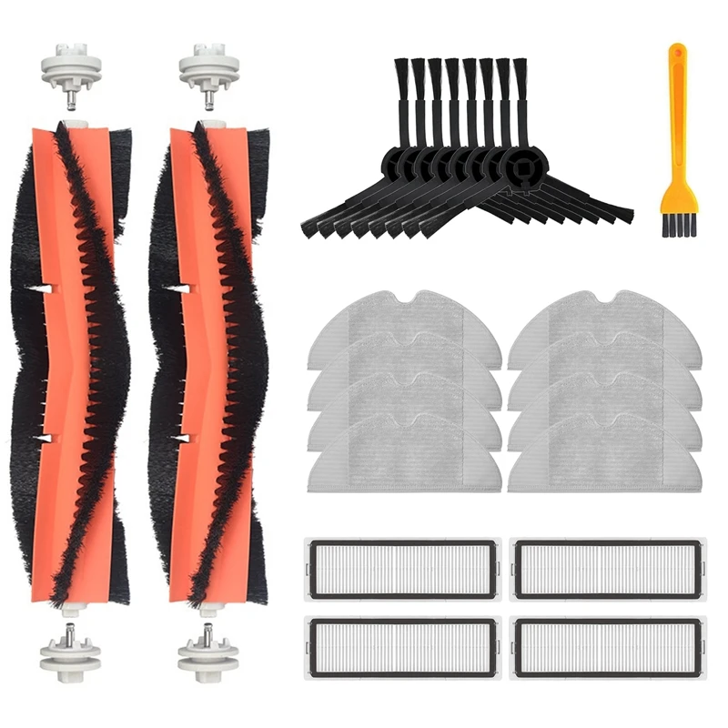 

For Dreame Bot L10 Pro Robot Vacuum Cleaner Spare Parts Replace Kits Main Side Brush Filters Mop Rag Accessories As Shown