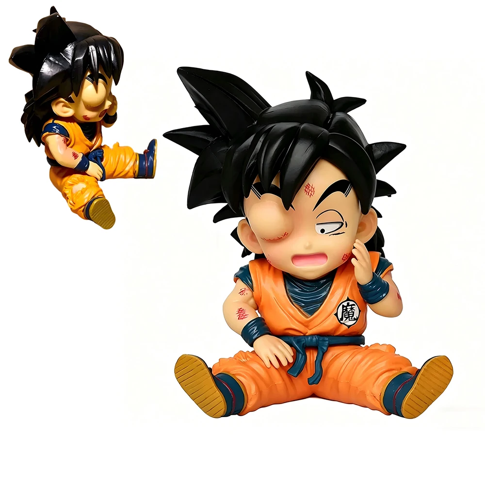 Фото Фигурка Сон Гохана 5 см, аниме Dragon Ball Super Saiyan, фигурка-держатель для лапши, крутая модель для гольфа, игрушка, подарок, коллекционные украшения, ПВХ №1