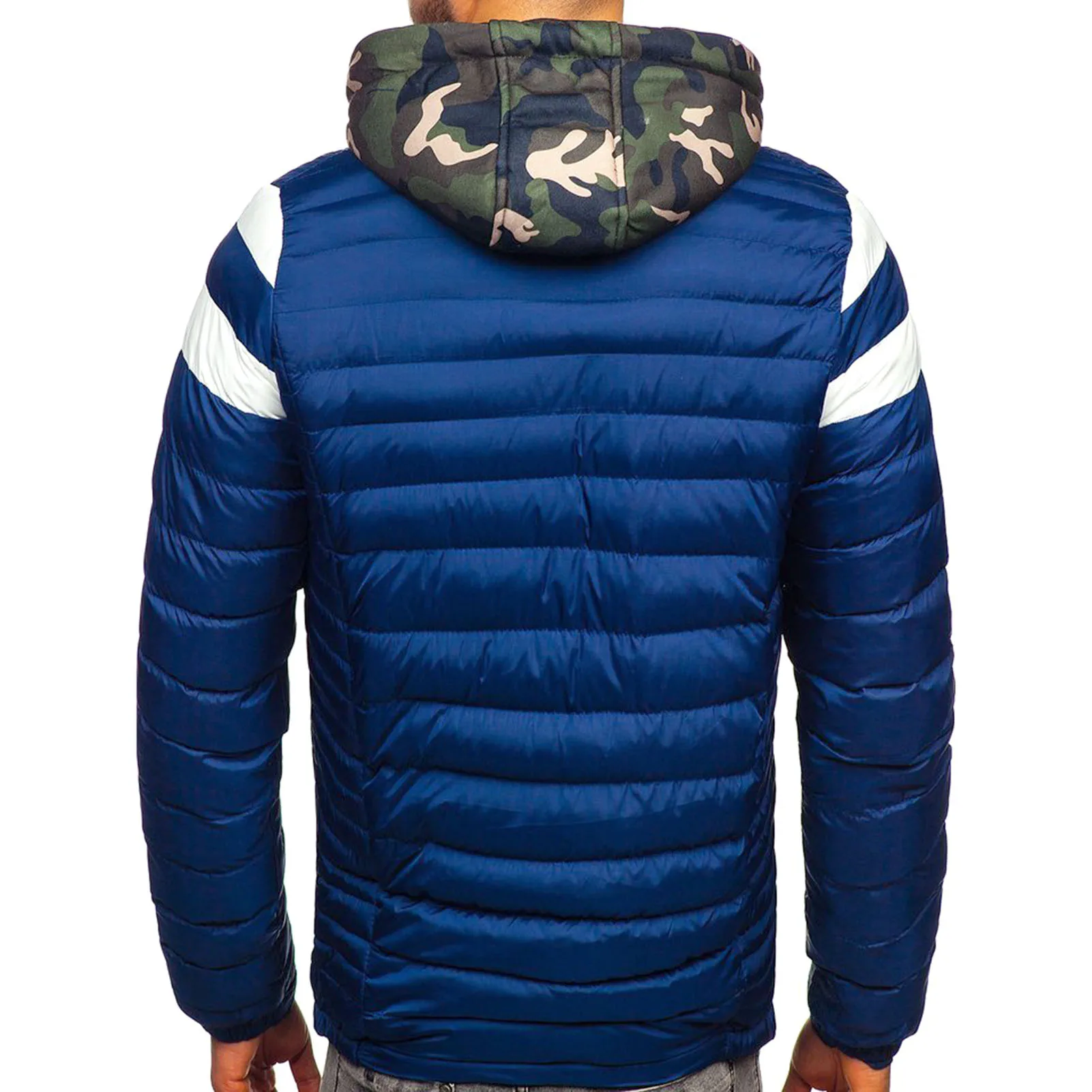 Fabulous Male Jacket Contrast Colors Thick Warm Male Jacket  Down Coat  Winter Down Coat