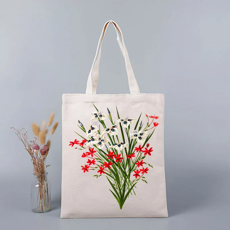 

Eco Shopper Shopping Bag Girl Flower Luxury Designer Tote Bags for Women Designer Handbags High Quality Purse Bags for Women