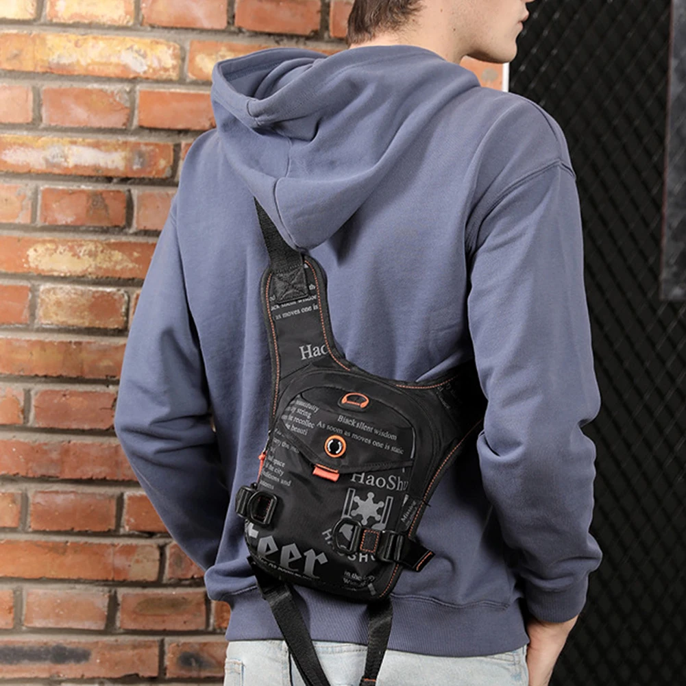 

Shoulder Bag Waterproof Crossbody Chest Fanny Pack Adjustable Large Capacity Accessories for Outdoor Riding Cycling