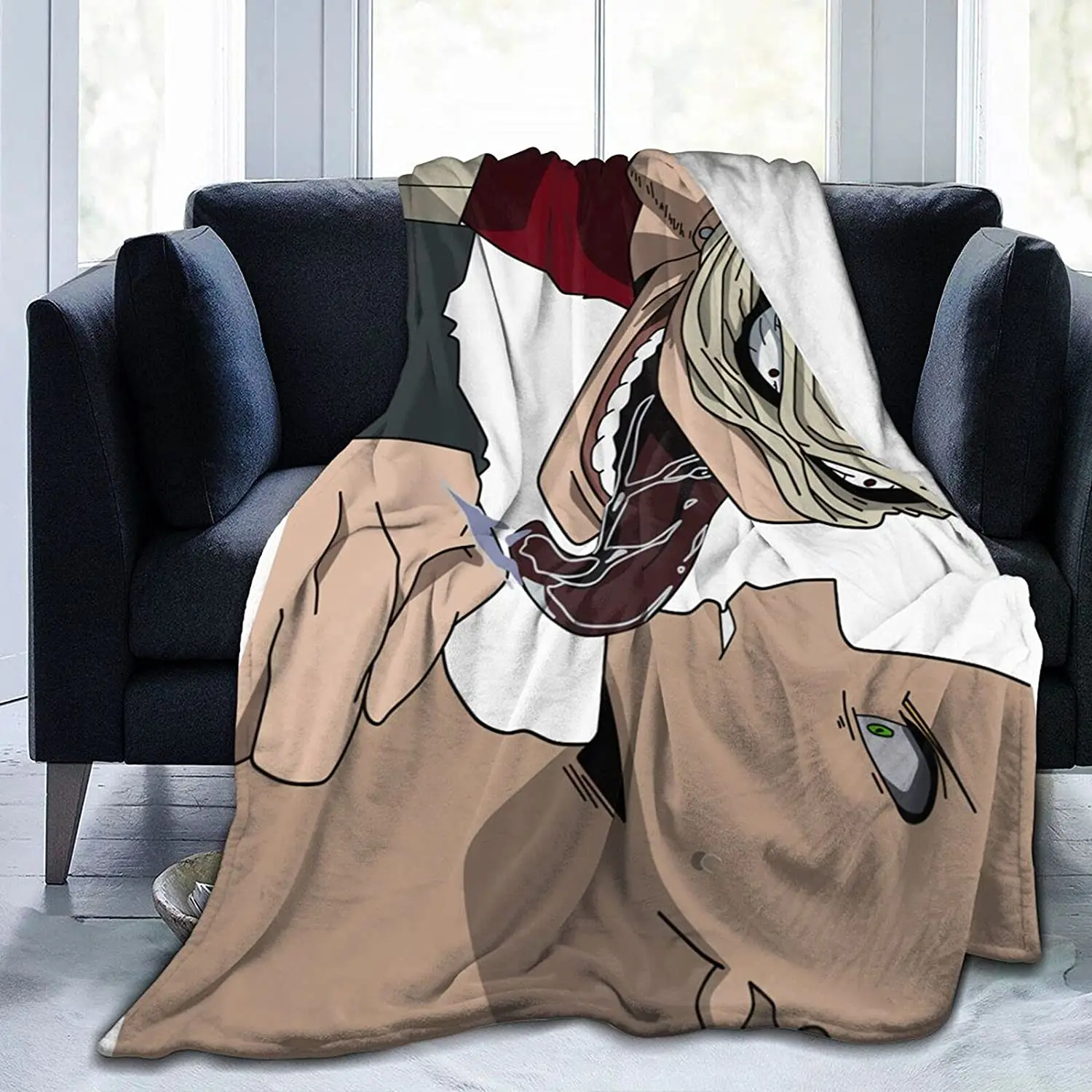 

Hero Killer Stain Fluffy Soft and Comfortable Blanket, Anime Warm Embrace of Sympathy