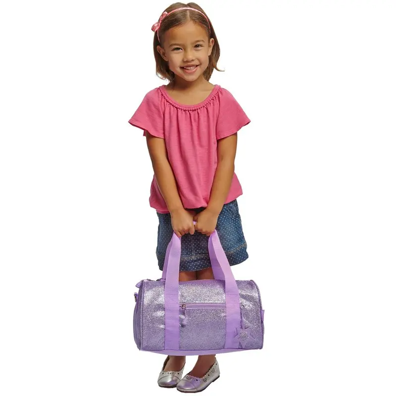 Purple Sparkalicious Duffel, Medium