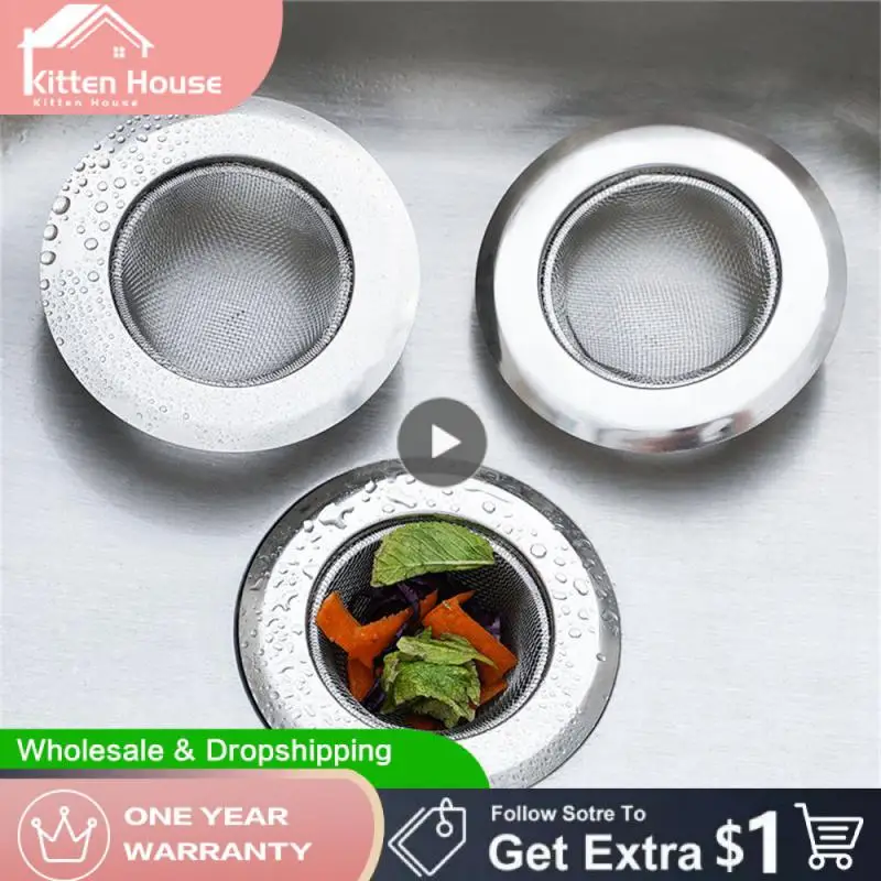 

Floor Drain Filter Stainless Steel Mesh Sink Strainer Drain Hole Filter Trap Floor Drain Kitchen Sink Filter Waste Screen