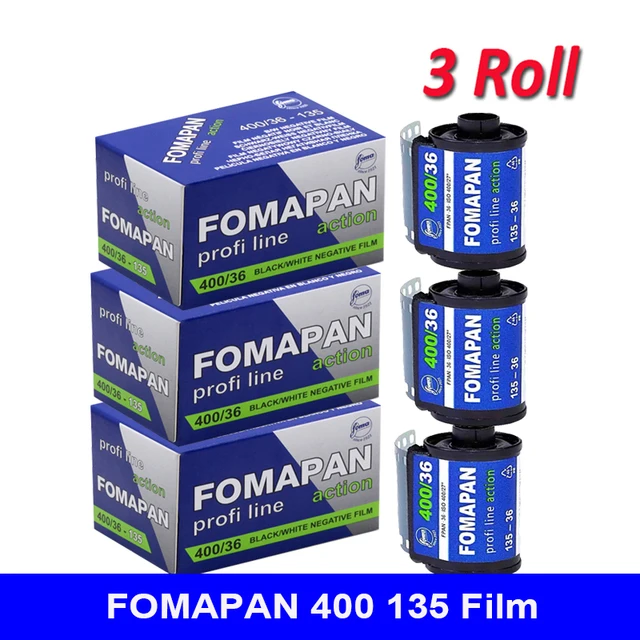 В наличии: Плёнка Fomapan 400 Action 135 (35 мм) чёрно-белая, 36 кадров, для винтажных аналоговых камер формата 135. (art.: 3920da01bfd89) - 3920da01bfd89